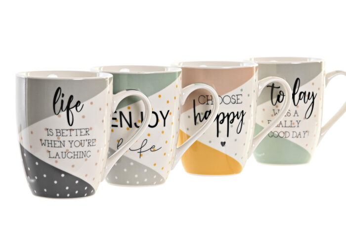 PC 201115 1 2 - Mug porcelana new bone 11,5x8,3x10,5 340ml 4 surt.